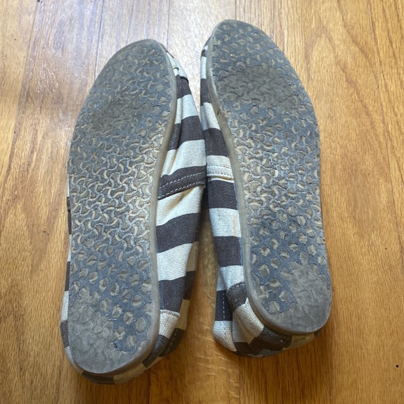 Toms canvas striped flats - Picture 4 of 4
